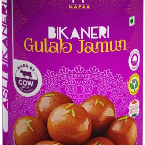 MAPAA Bikaneri Premium Desi Ghee Gulab Jamun Ready to Eat Indian Bikaneri Mithai 1 KG