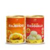 MAPAA Bikaneri Premium Spongy Kesar Rajbhog & Spongy Rasgulla Combo Ready to Eat Sweet 2 KG Pack